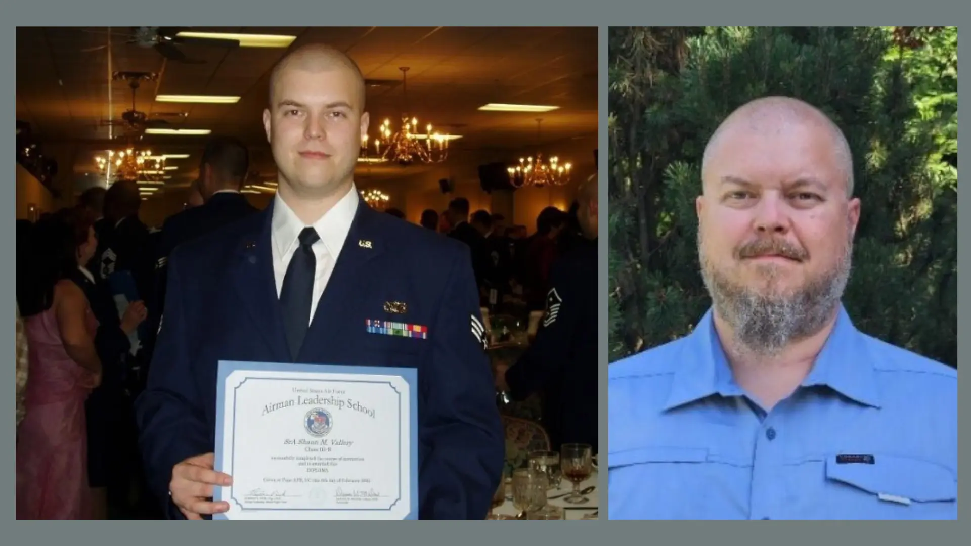 Two youth picking out school supplies at the free event