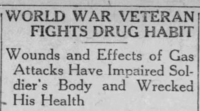 Newspaper headline reads, 